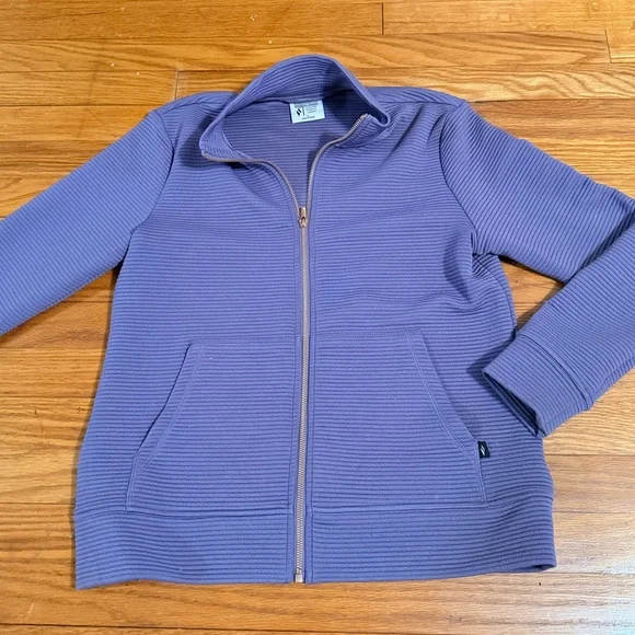 Light Ribbed Zip-Up Jacket - Picture 3 of 3